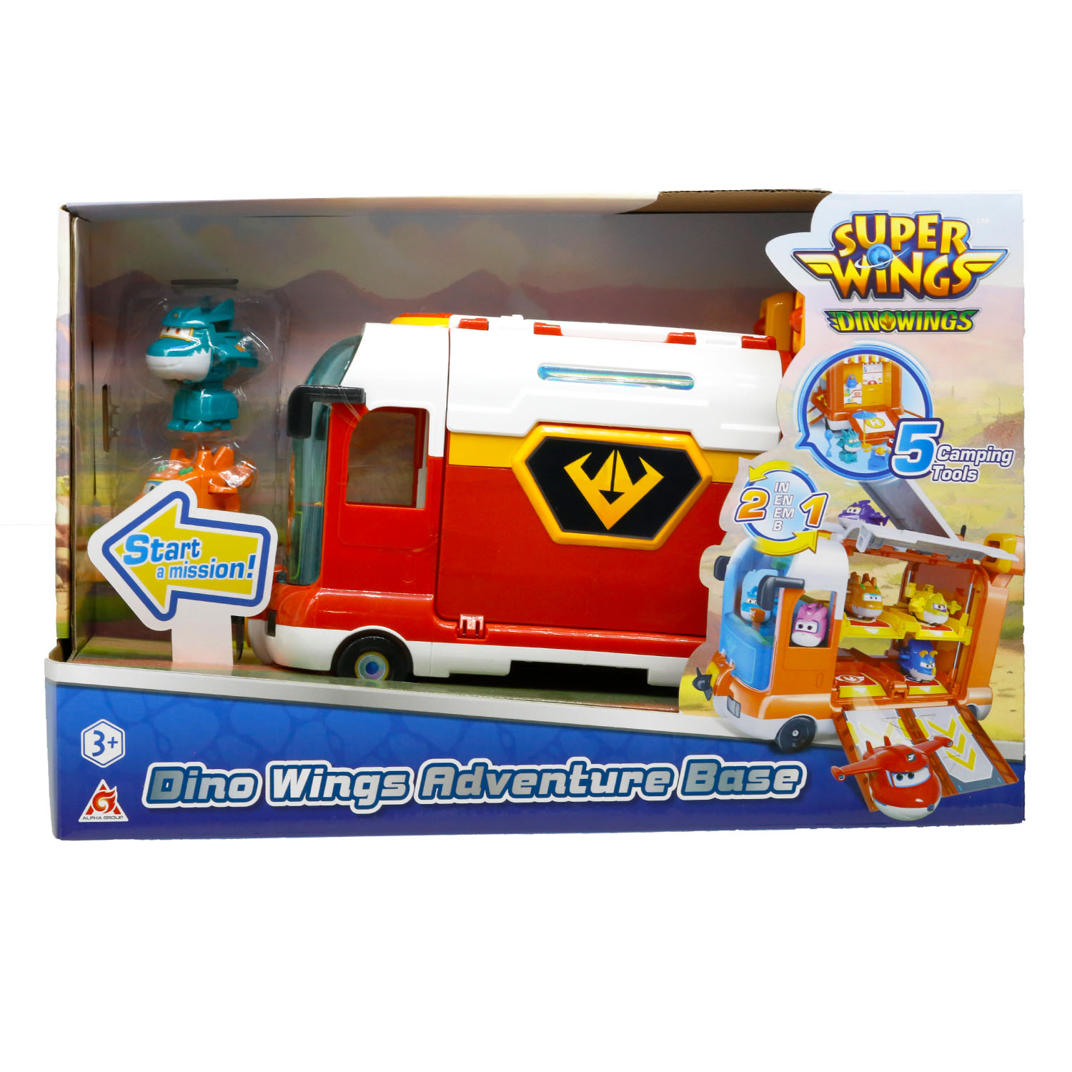 Игровой набор Super Wings Дино база - фото 7