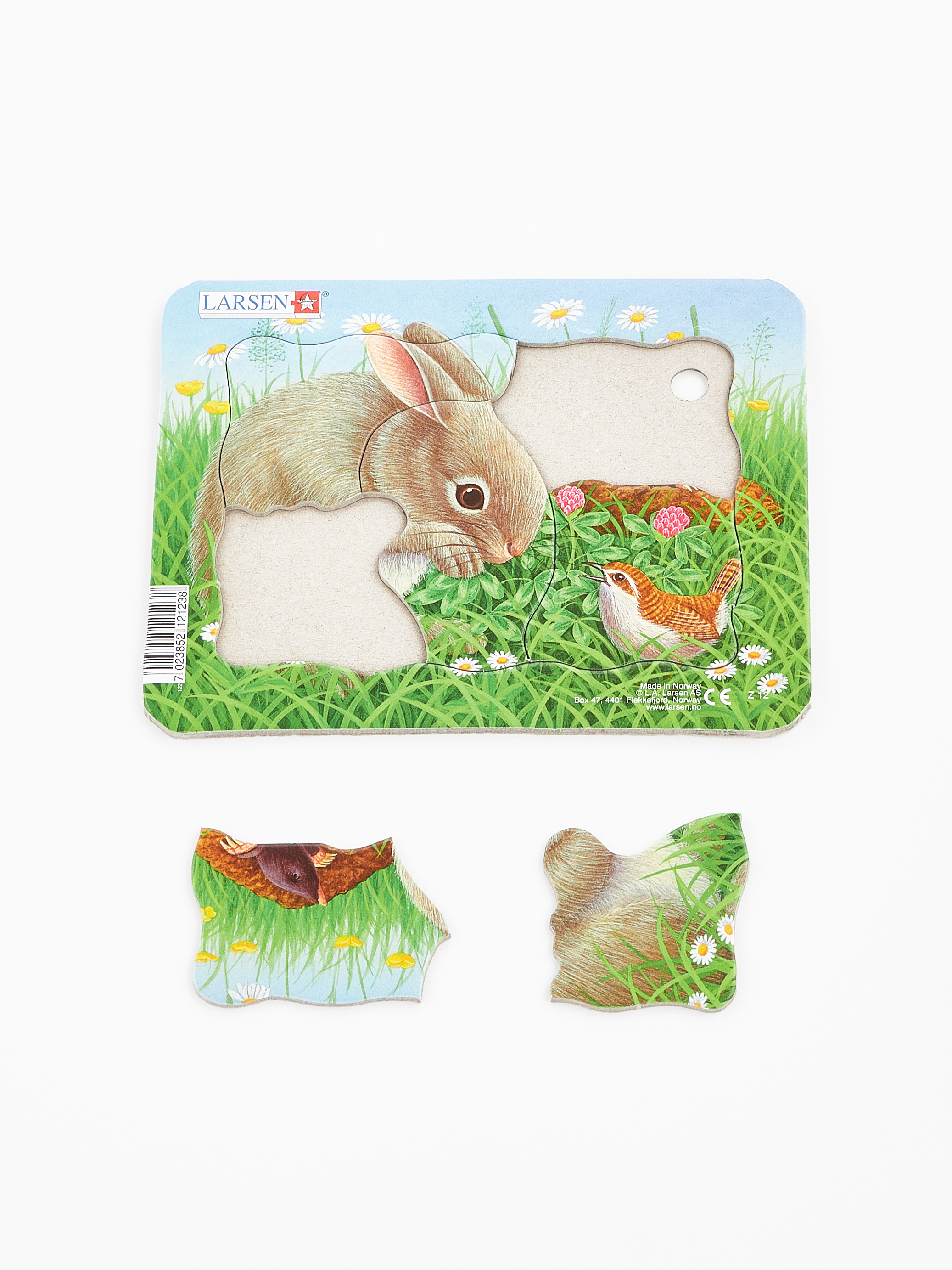 Пазл Larsen Кролик, белка, лиса, еж классический - фото 4
