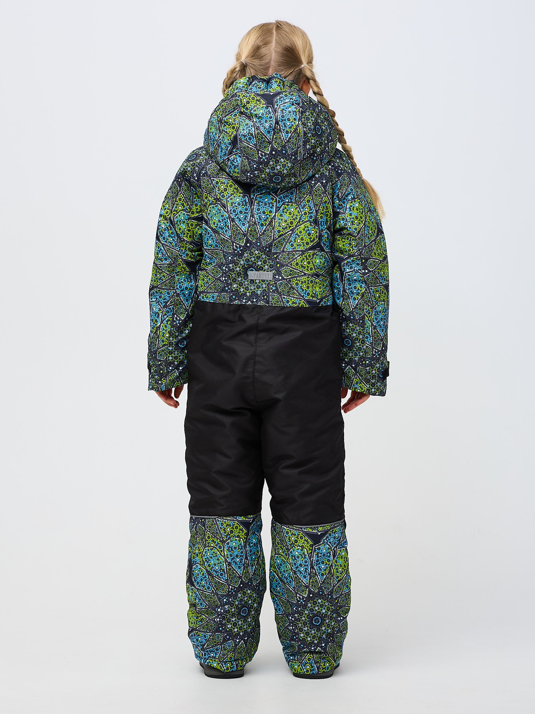 Комбинезон Kvartet 854 т.серый- салат - фото 6