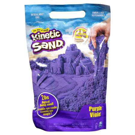 Кинетический песок Kinetic Sand 0.9 кг (фиолетовый)