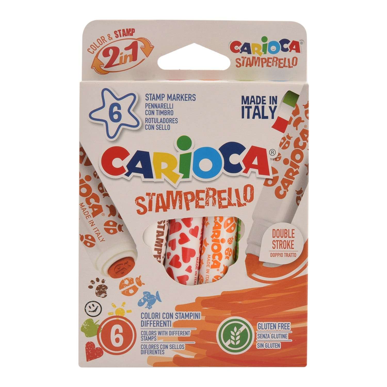 Фломастеры CARIOCA 6 цв. - фото 2