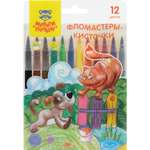 Фломастеры Мульти Пульти 12 цв.