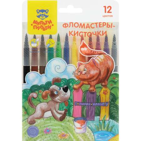 Фломастеры Мульти Пульти 12 цв.