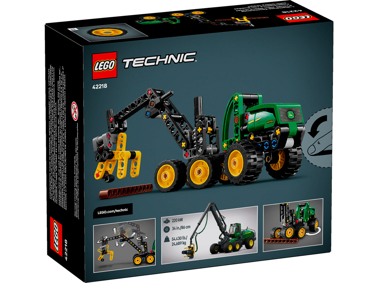 Конструктор LEGO Technic Колесный комбайн 42218 117 дет. - фото 3