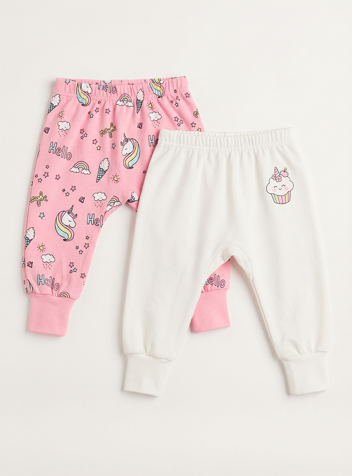 Штанишки 2 шт Совенок Дона БШ2-302-1/74 - фото 1