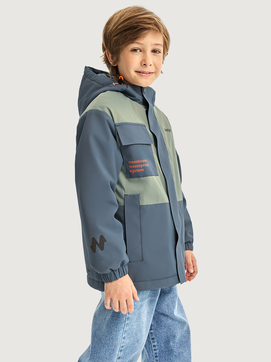 Куртка NIKASTYLE 4м5326 деним/фисташка - фото 3