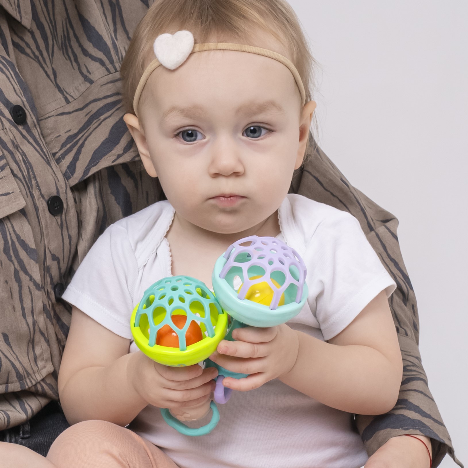 Игрушка Uviton погремушка бежевый - фото 10