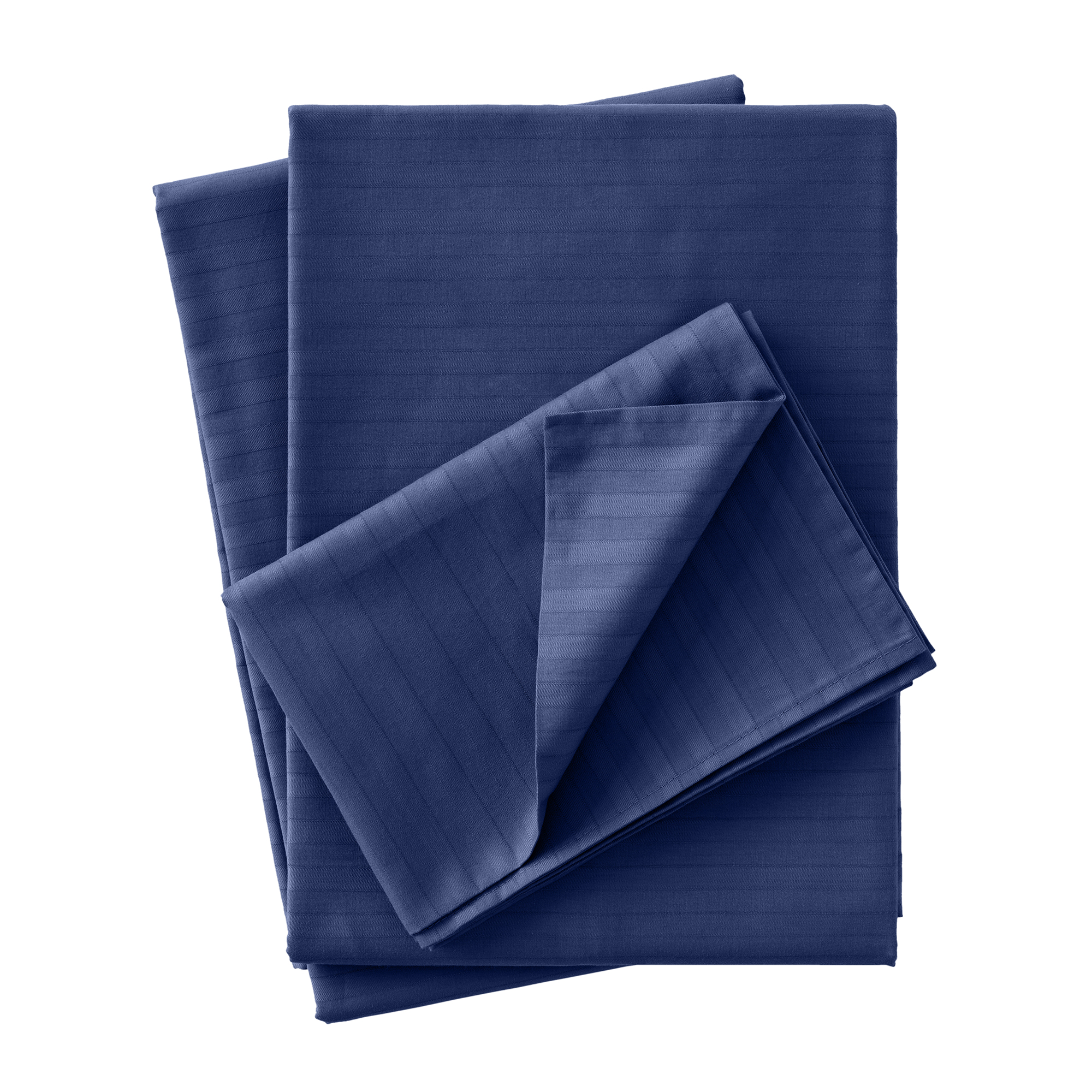 Комплект постельного белья LOVEME Indigo 1.5СП наволочки 70х70 см страйп-сатин 100% хлопок - фото 5