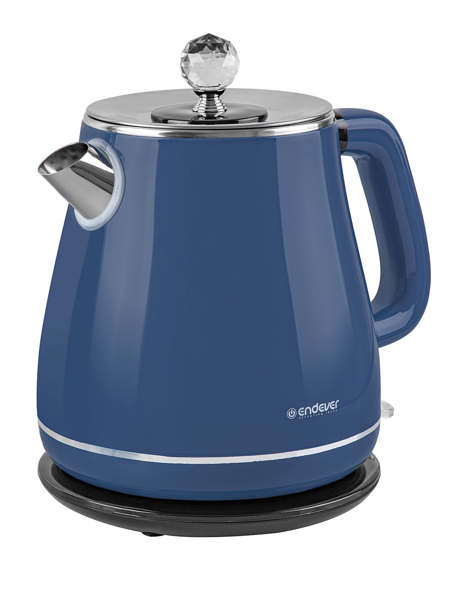 Электрический чайник ENDEVER KR-260S 2200 Вт 1.8 л двойные стенки синий - фото 6