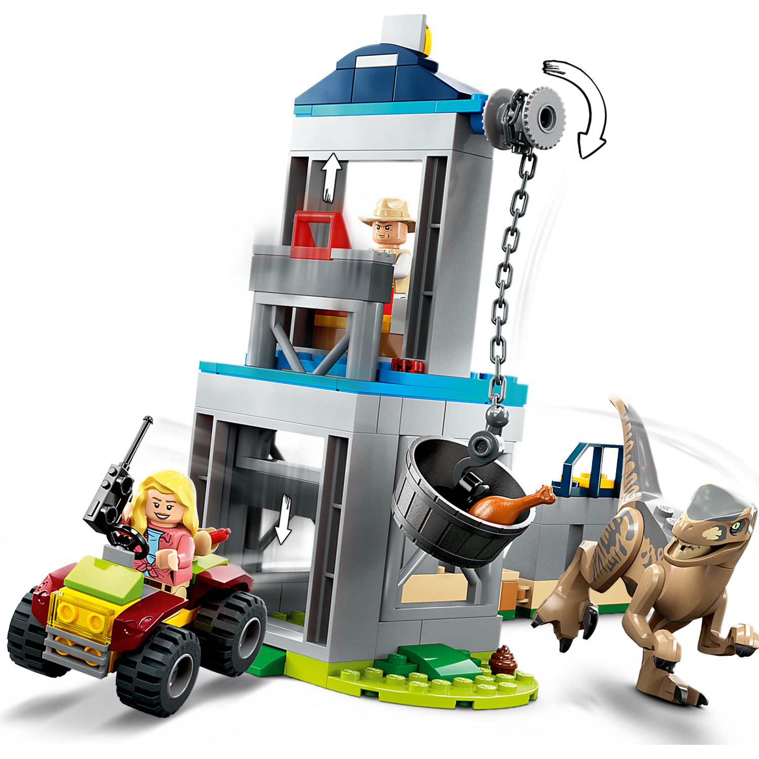 Конструктор LEGO Jurassic World Velociraptor Escape 137 дет. - фото 4