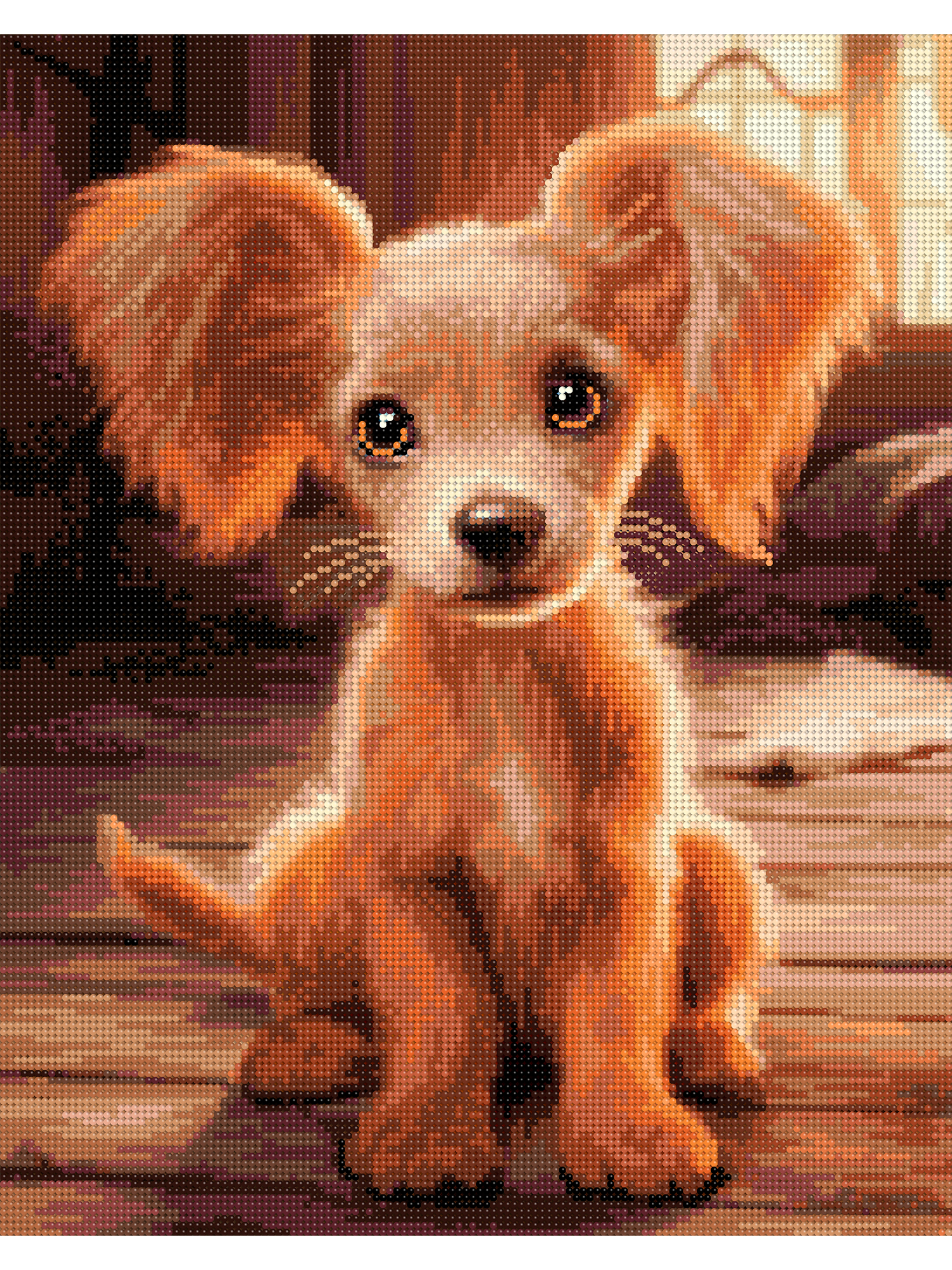 Алмазная мозаика Art on Canvas Щенок в ассортименте - фото 2