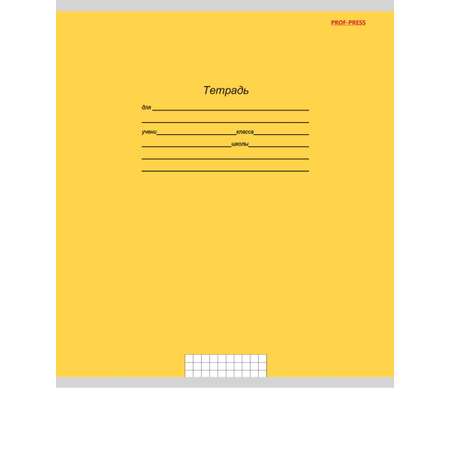 Тетрадь Prof-Press клетка 24 лист. в ассортименте
