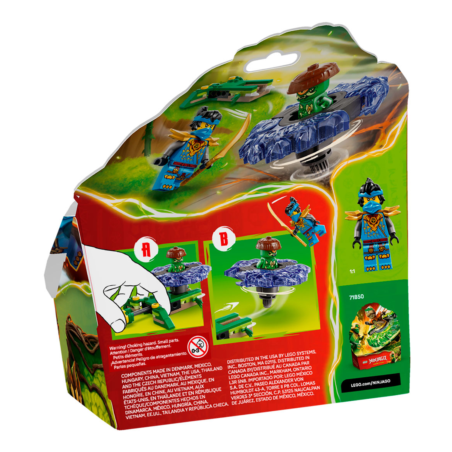 Конструктор LEGO NINJAGO Ния против монстра 49 дет. - фото 3