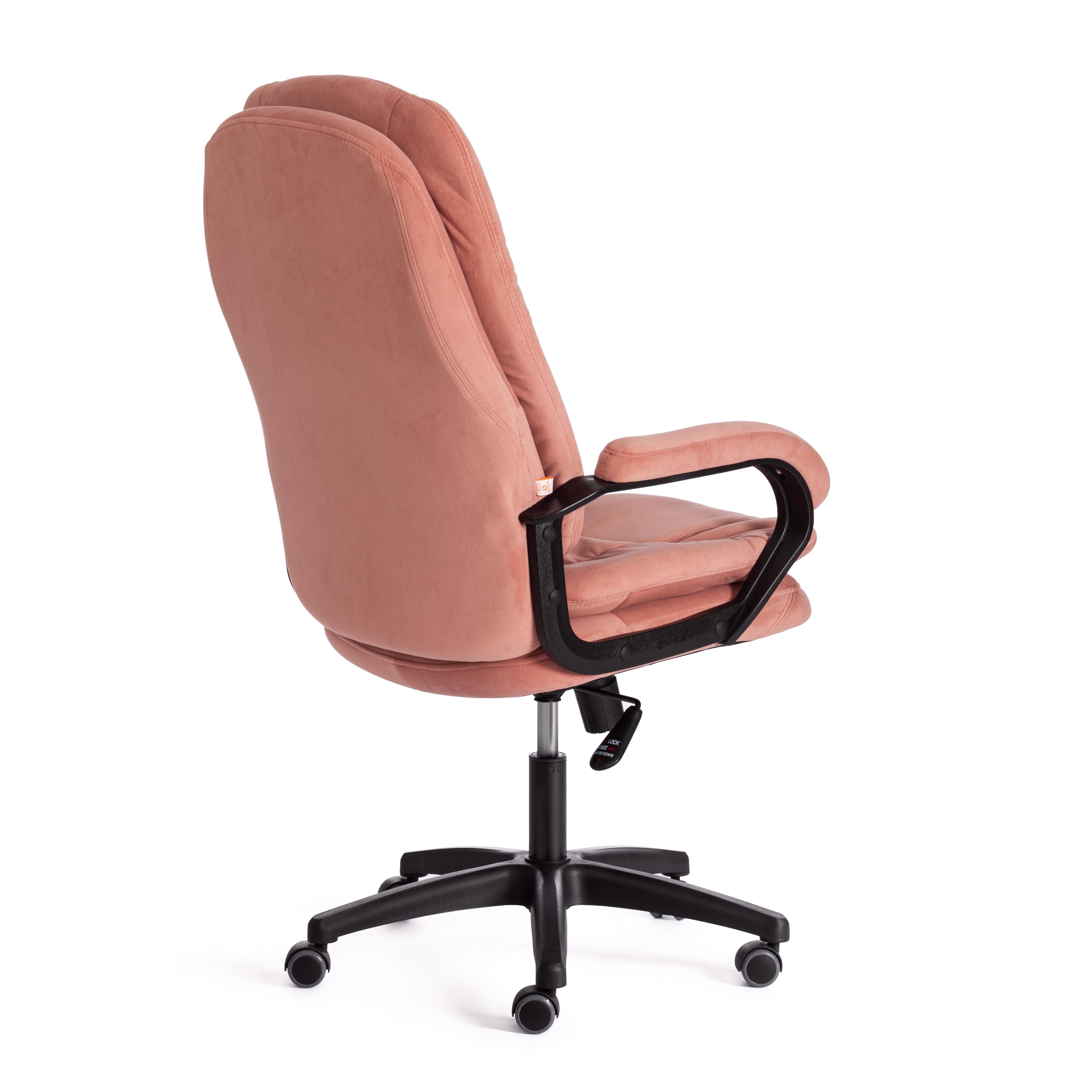 Компьютерное кресло TETCHAIR Комфорт Лт флок розовый - фото 4