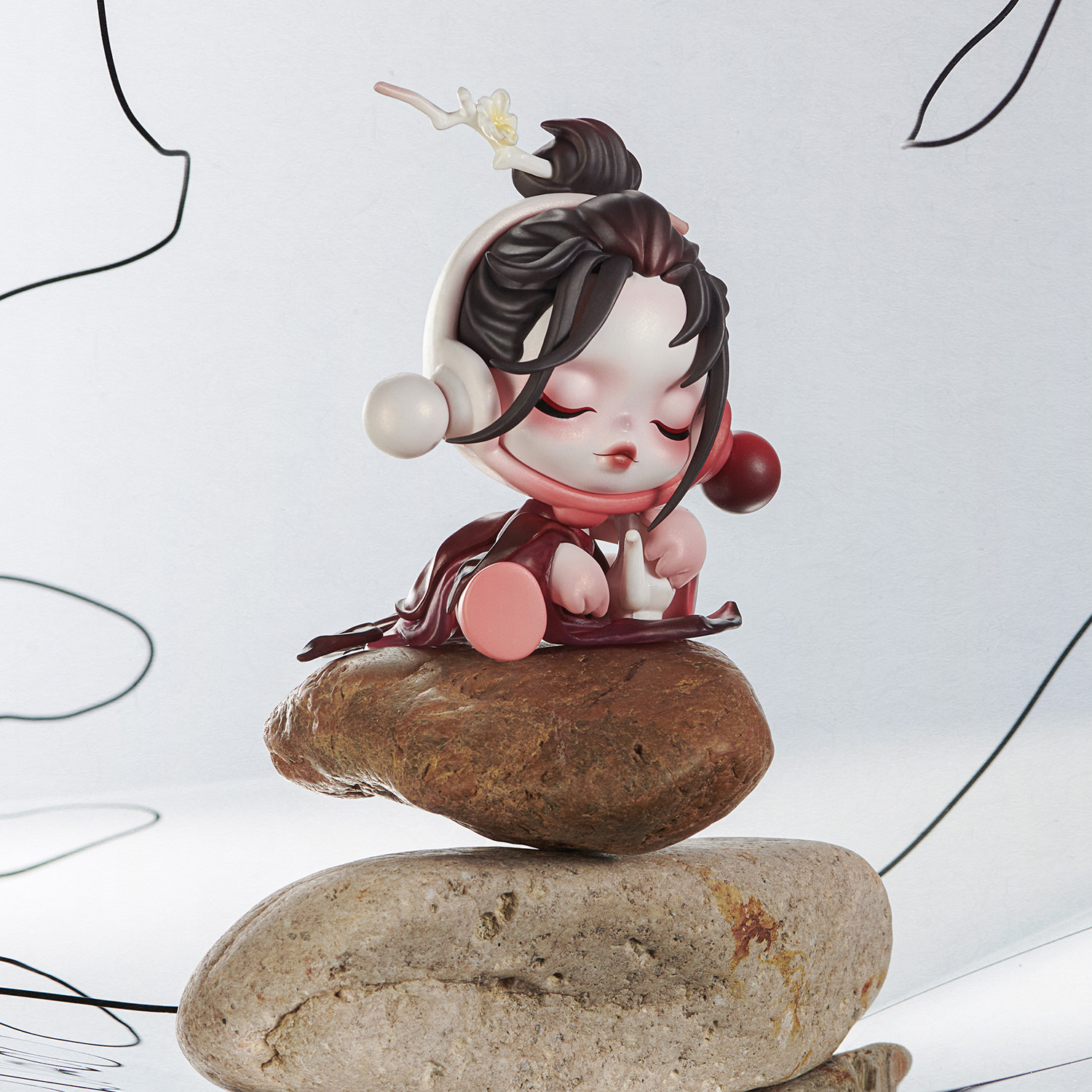 Фигурка POP MART The Ink Plum Blossom - фото 13