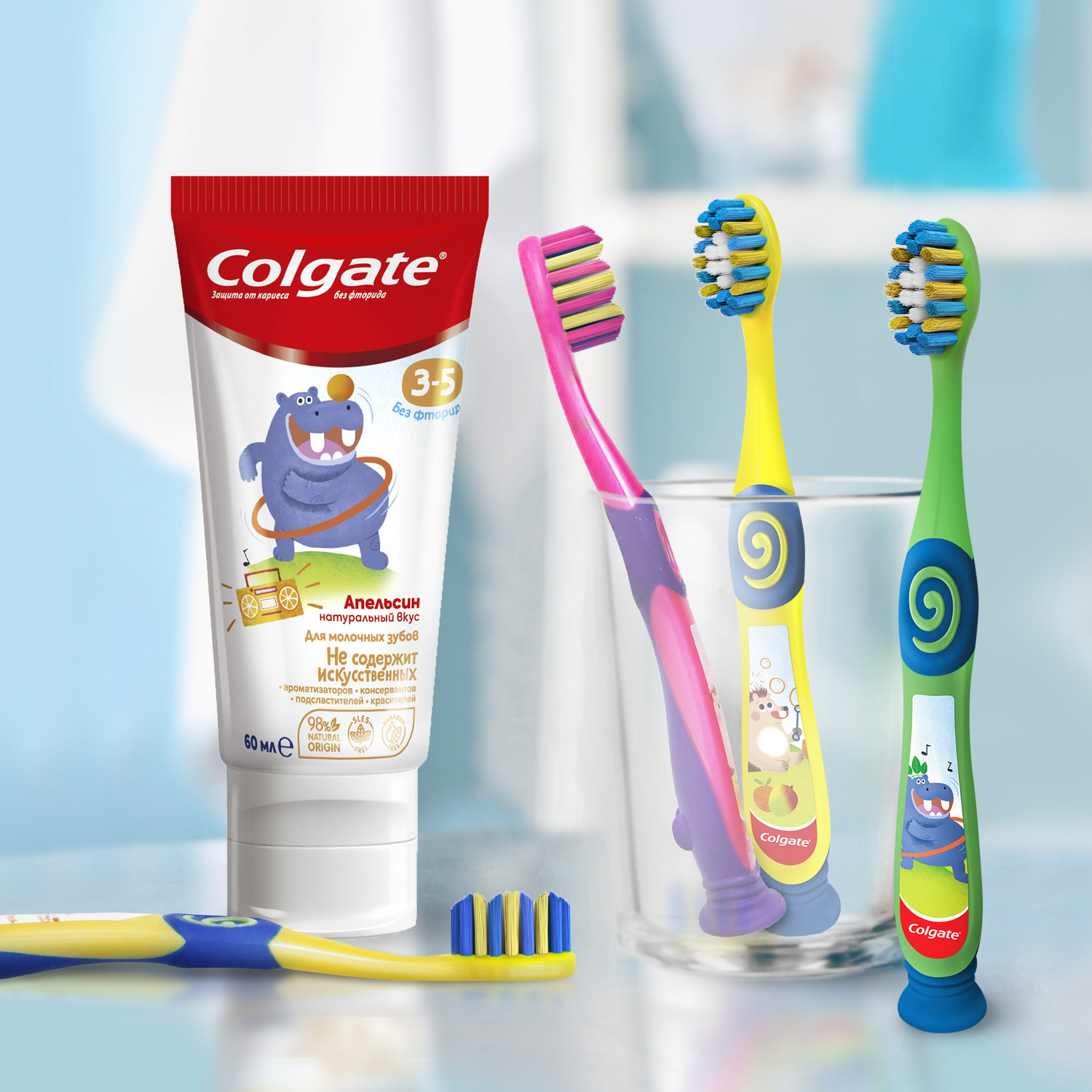 Зубная щетка классическая Colgate от 2 лет в ассортименте - фото 19