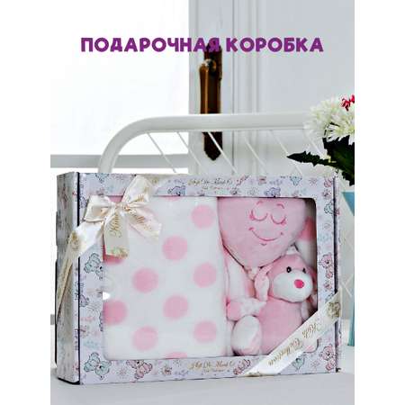 Покрывало Sofi de Marko №2 розовый с игрушкой