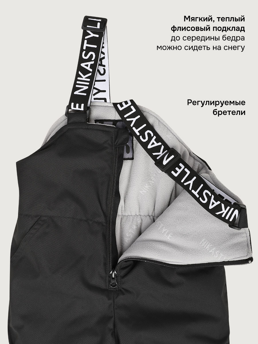 Куртка и полукомбинезон NIKASTYLE 7з5325 полынь/черный - фото 11