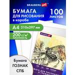 Ватман Brauberg 100 лист.