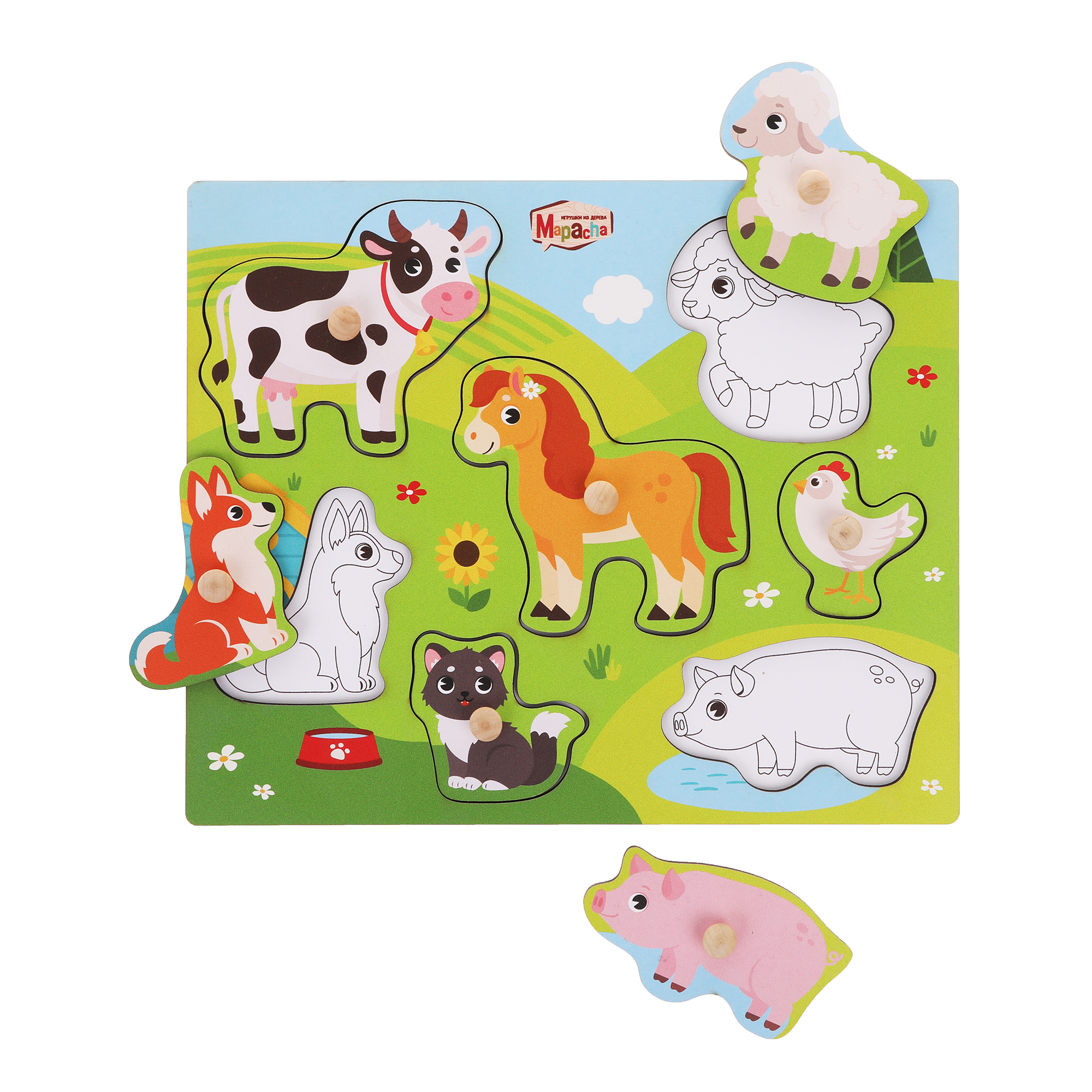 Игрушка Mapacha рамка-вкладыш - фото 7