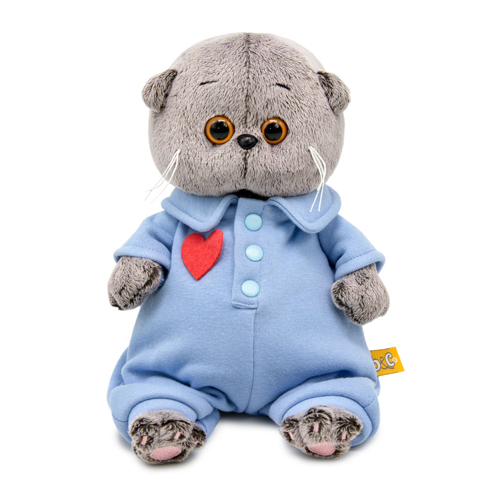 Мягкая игрушка BUDI BASA Басик в комбинезоне - фото 1