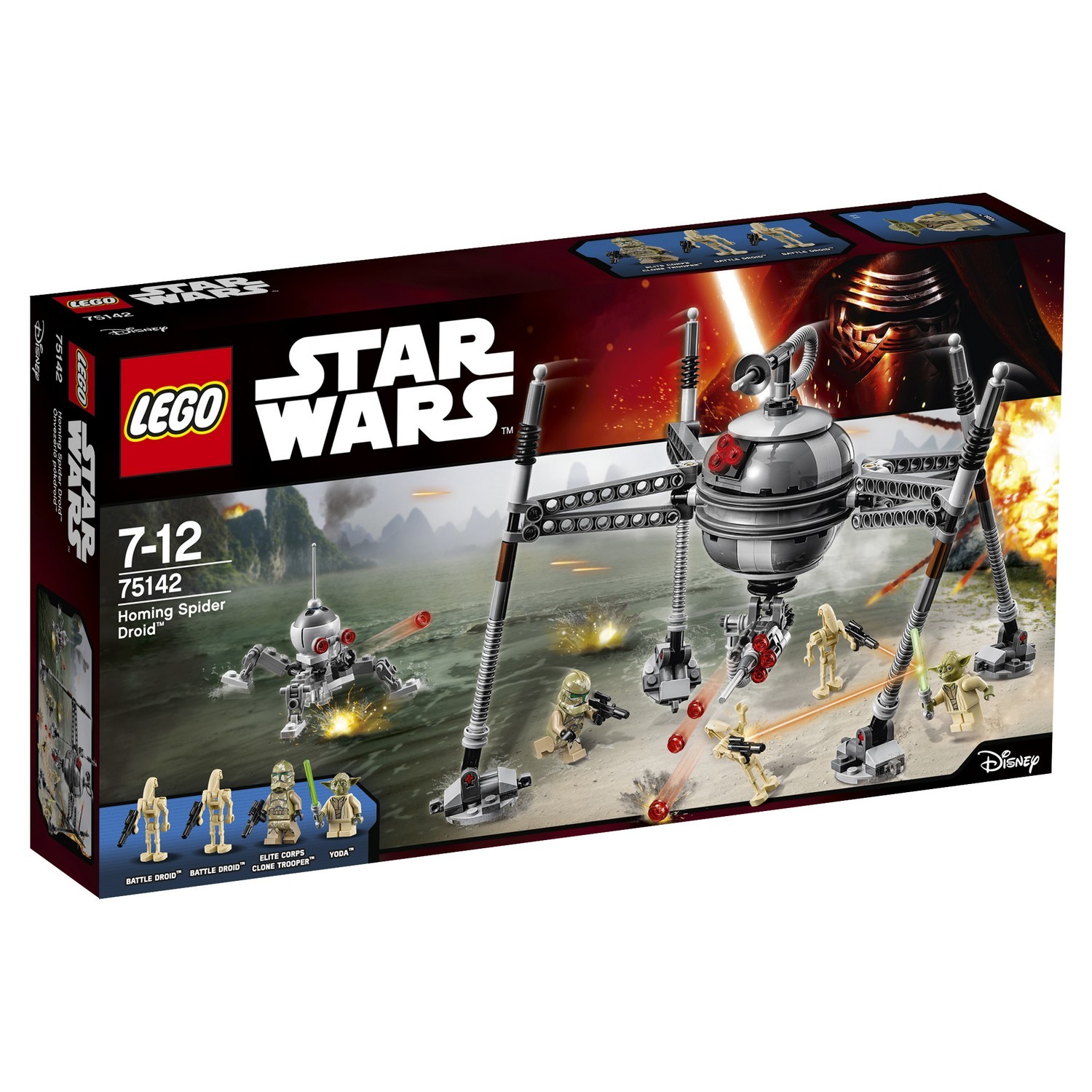 Конструктор LEGO Star Wars Самонаводящийся дроид-паук блочный - фото 2