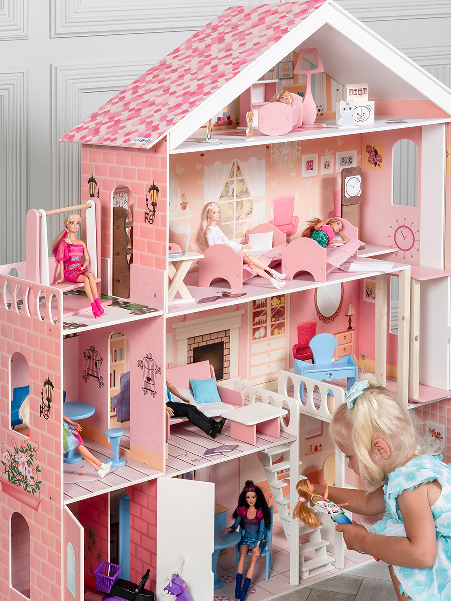 Домик для кукол PAREMO 120 см с мебелью PD316-02 - фото 7