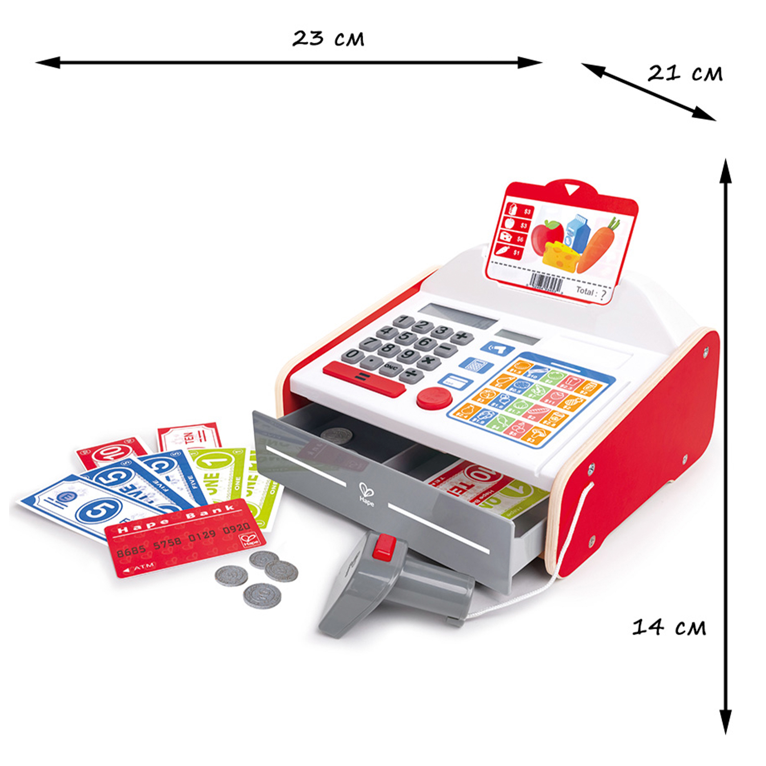 Игровой набор Hape касса - фото 5