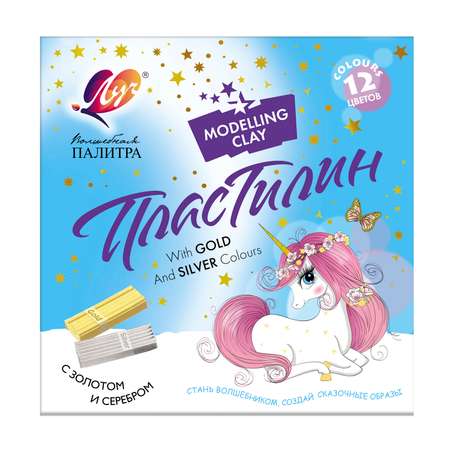 Пластилин Луч 12 цв.