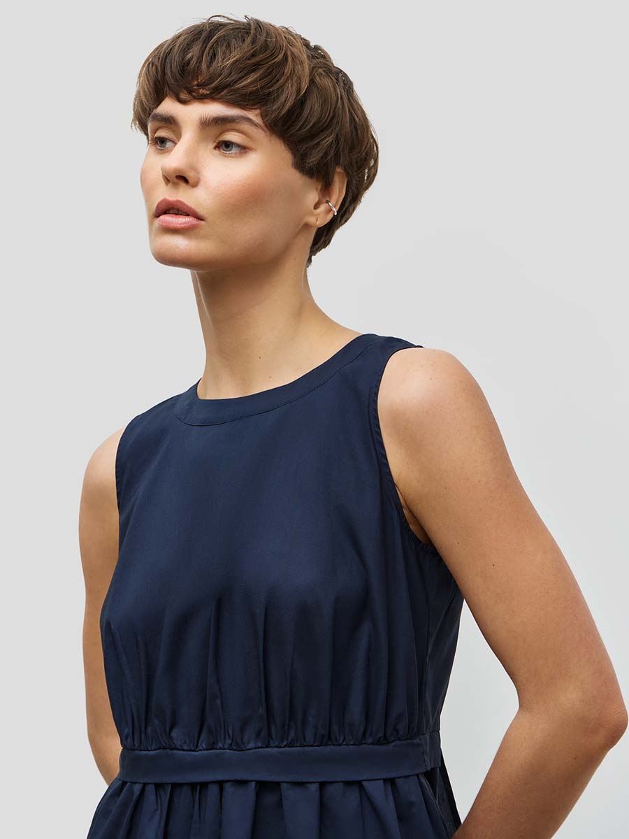 Платье Baon B451069/DARK NAVY - фото 4