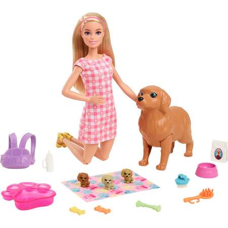 Кукла модельная Barbie Новорожденные щенки