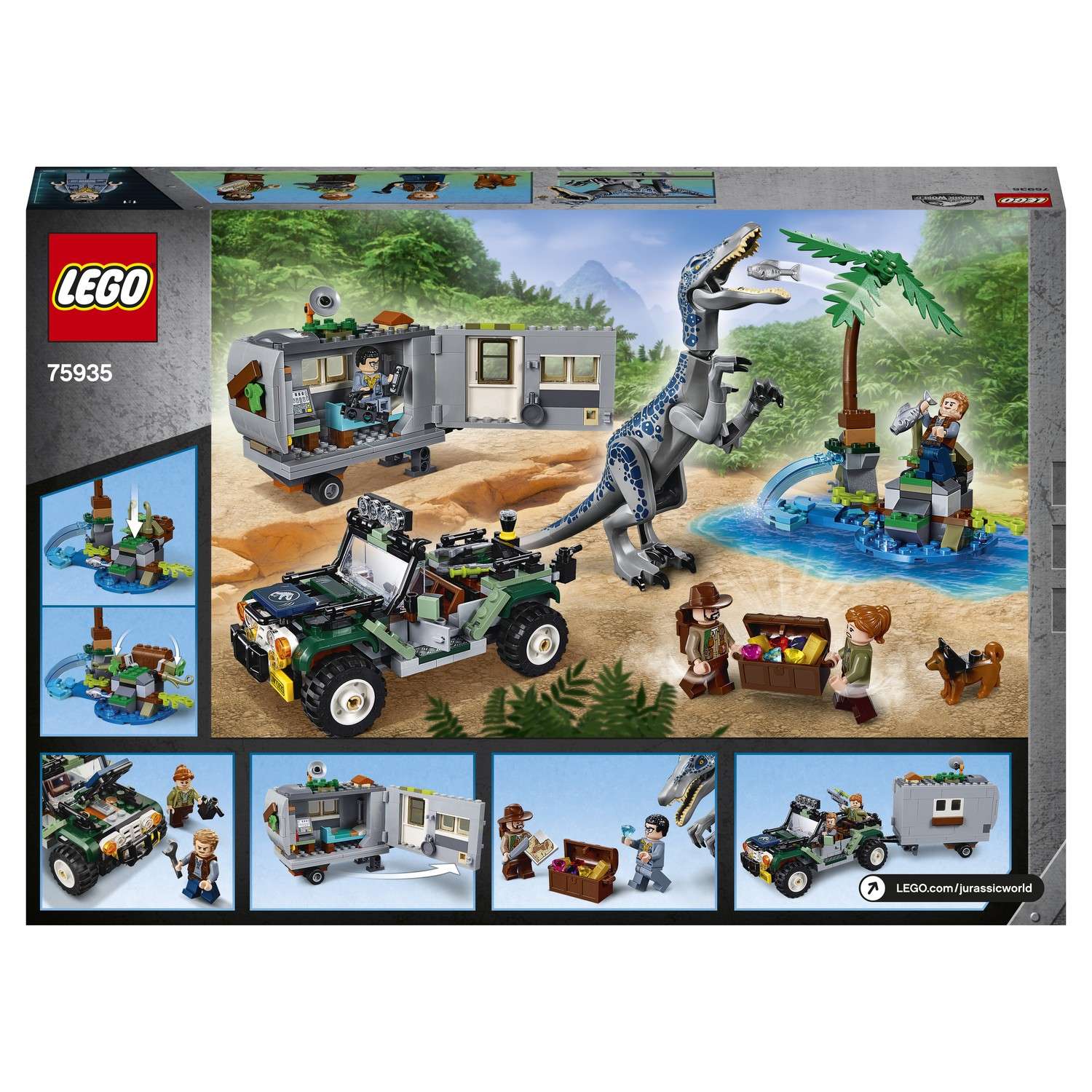 Конструктор LEGO Jurassic World блочный - фото 3