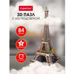 Пазл CubicFun Эйфелева башня Led подсветка 3D