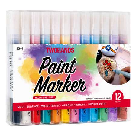 Маркеры TWOHANDS 12 цв.