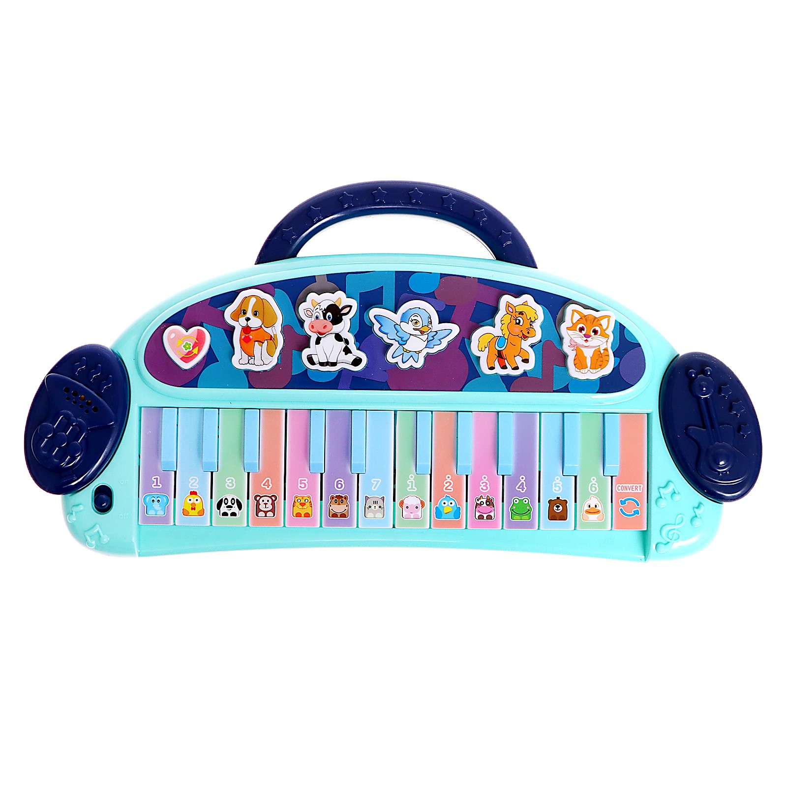 Игрушка музыкальная Sima-Land Весёлые зверята пианино - фото 2