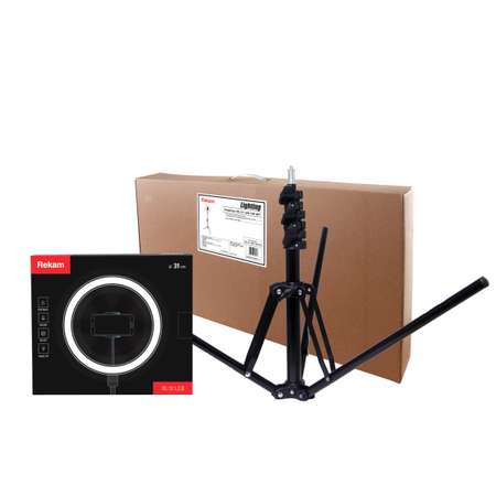 Кольцевая светодиодная лампа Rekam RL-31 LED 190 Kit