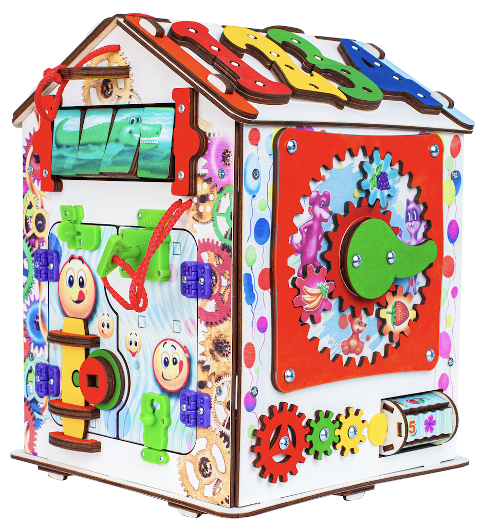 Игрушка Jolly Kids бизиборд Смайлик - фото 8