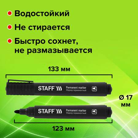 Маркеры Staff перманентные 12 цв.