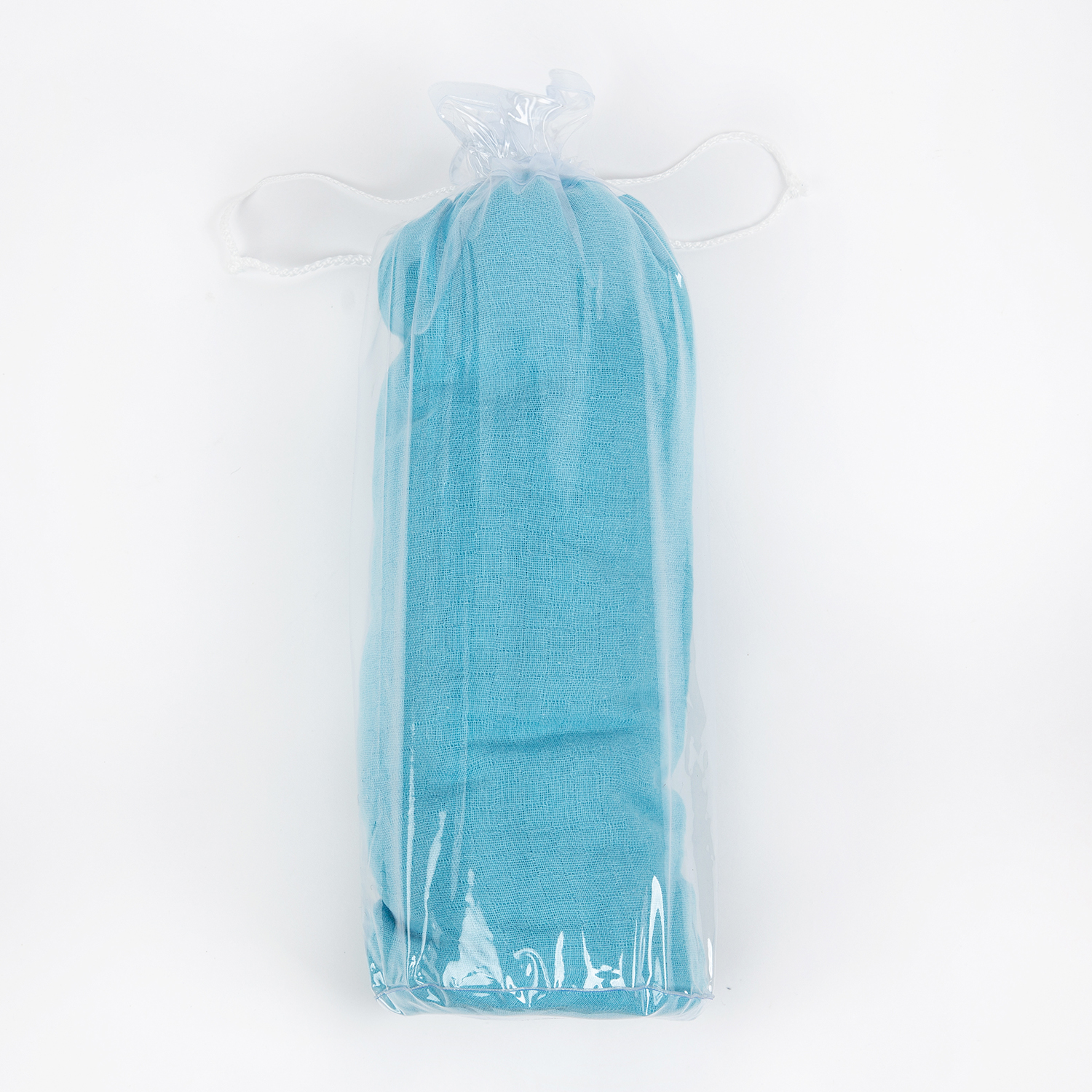 Слинг-шарф inlovery «Муслин» хлопок голубой - фото 14