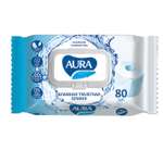 Влажная туалетная бумага AURA 80 шт.