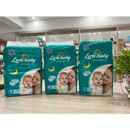Подгузники Lera Baby ночные S 50 шт.