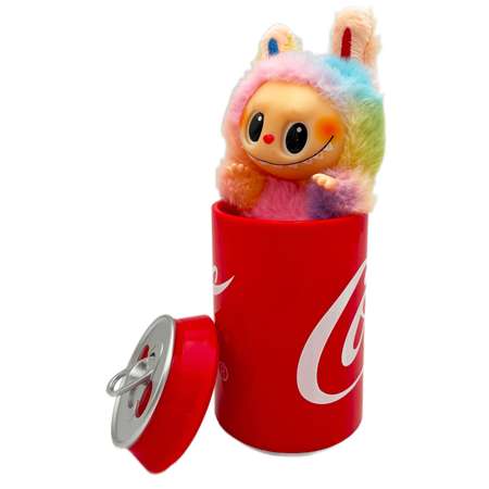 Мягкая игрушка Smart Лабубу Labubu в банке Cola 15 см