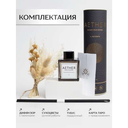 Диффузор с сухоцветами в Премиум тубусе Accents Mango Skin