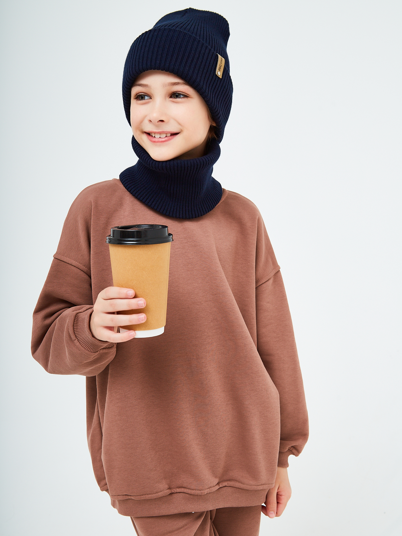 Шапка и снуд KUBRIO KU-H-52-lopata-DblueB - фото 9