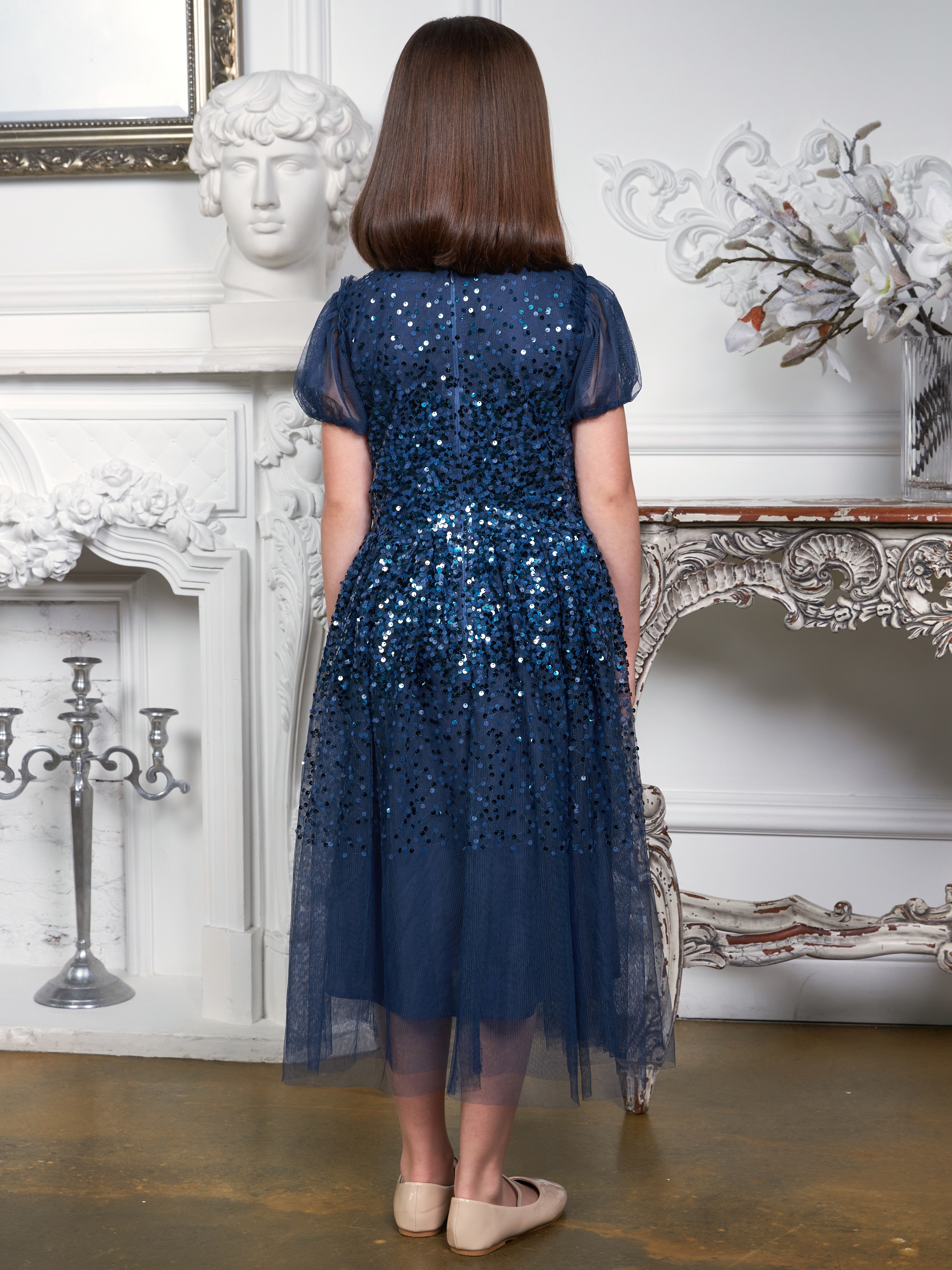 Платье ME WE KG225-W601-201_Темно-синий - фото 4