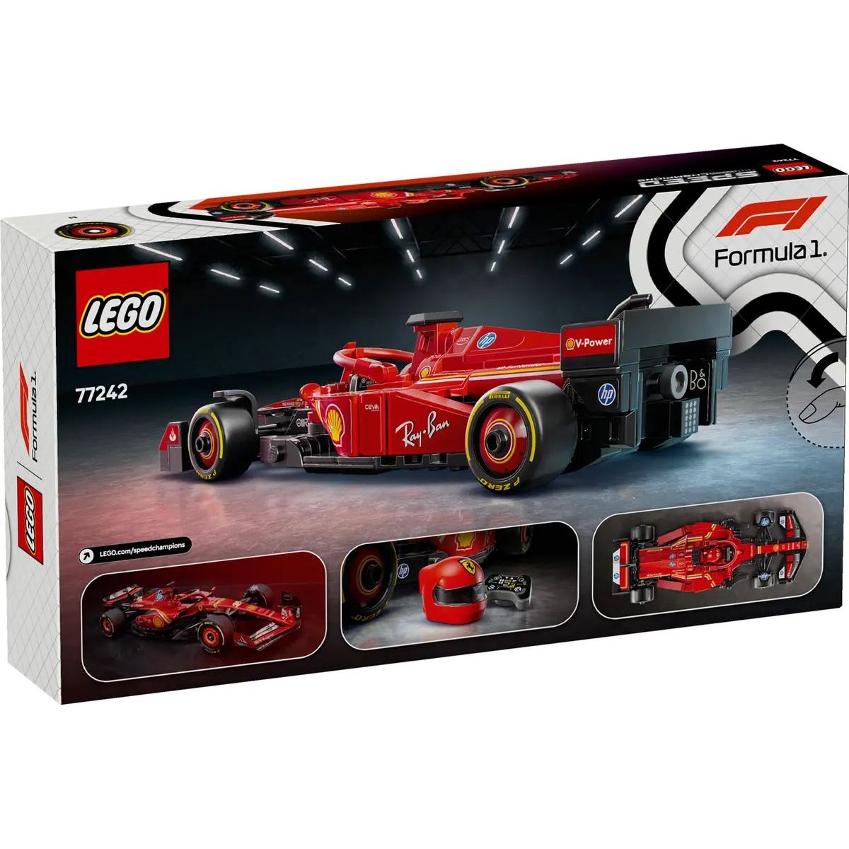 Конструктор LEGO Speed Champions Гоночная машина Ф1 Феррари - фото 7