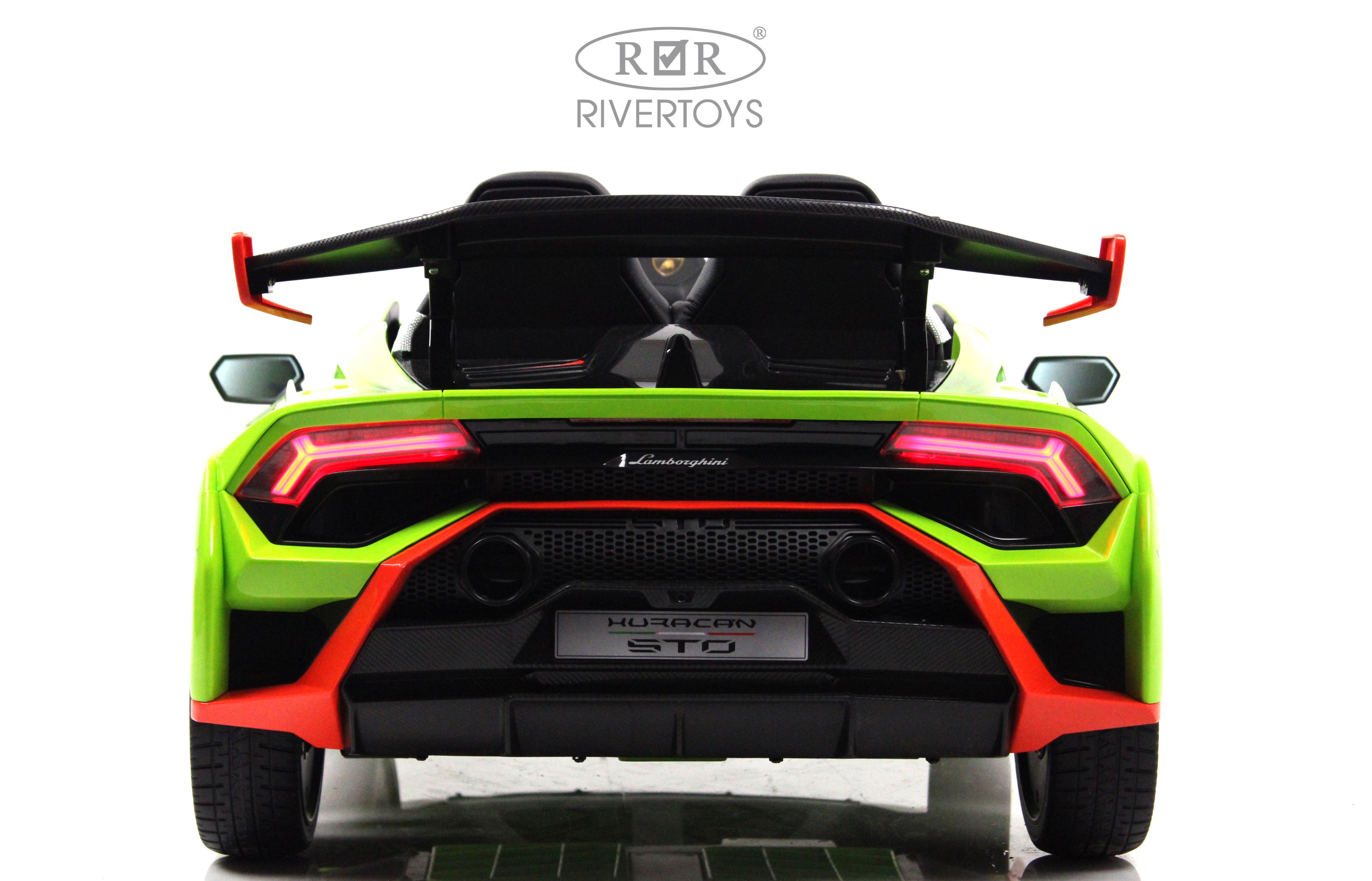 Электромобиль RIVERTOYS Lamborghini E888EE-GREEN С пультом ДУ - фото 4