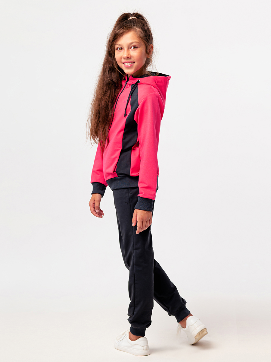 Спортивный костюм RODOS М-258/темно-синий_фуксия - фото 5