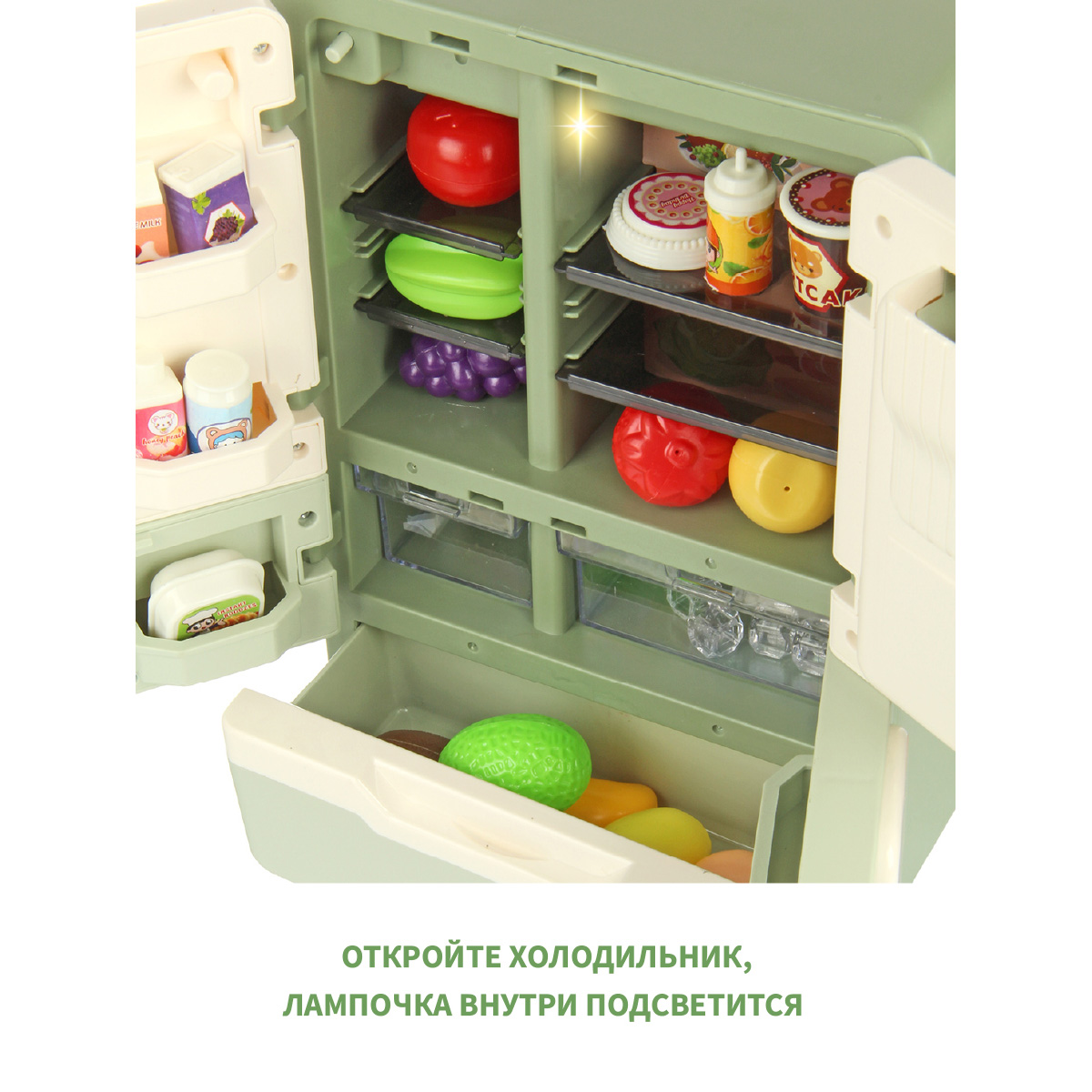 Игрушка Veld Co холодильник, продукты 29 предм. - фото 4
