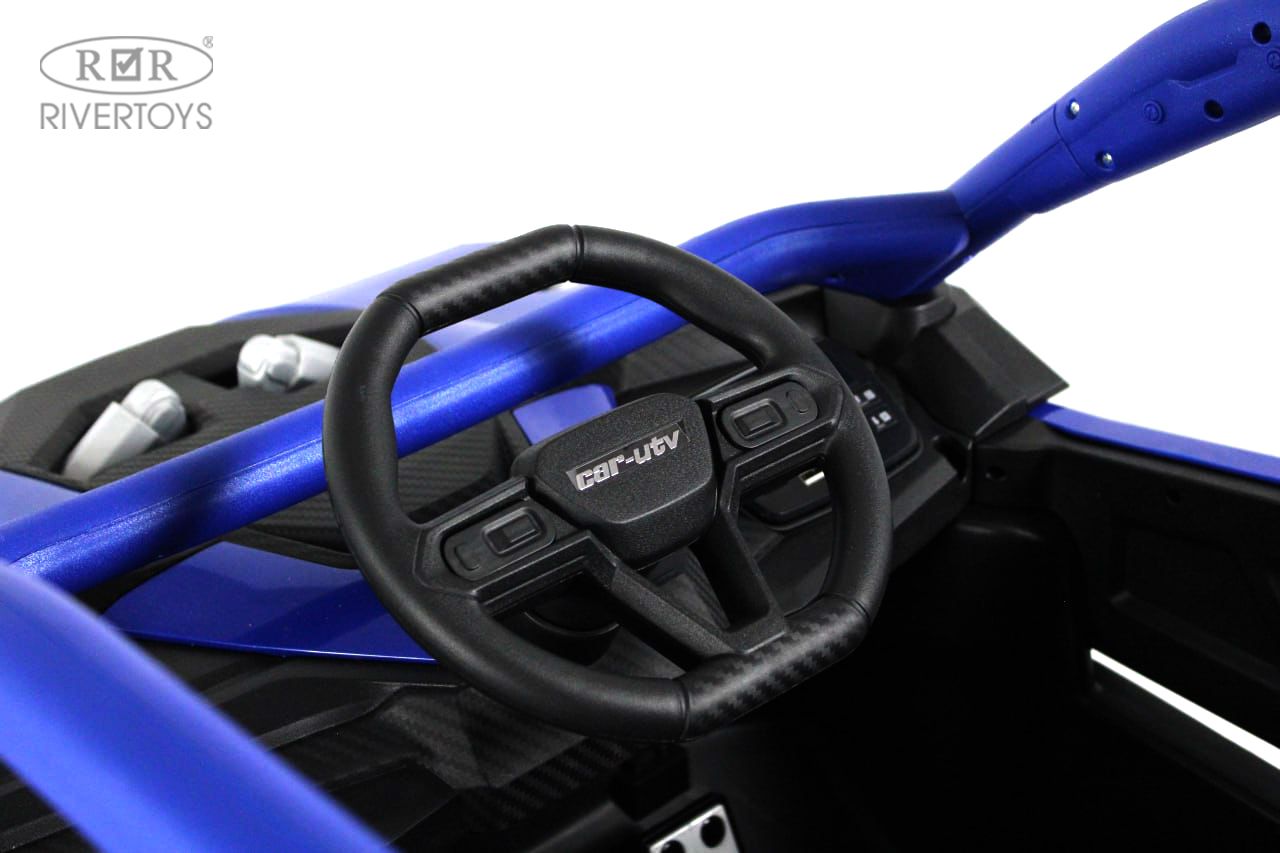 Электромобиль RIVERTOYS Z707ZZ-BLUE С пультом ДУ - фото 9